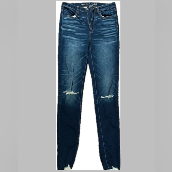 American Eagle Outfitters Denim - American Eagle Ripped Stretchy Skinny Jeans